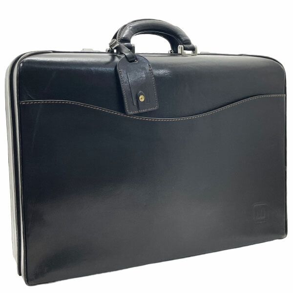 ダンヒル ブリーフケース オールド アタッシュケース レザー 革 ブラック 黒 dunhill ヴィンテージ ビジネスバッグ 書類バッグ ハンドバッグ 手提げ バッグ バック カバン 鞄 メンズ 紳士 男性