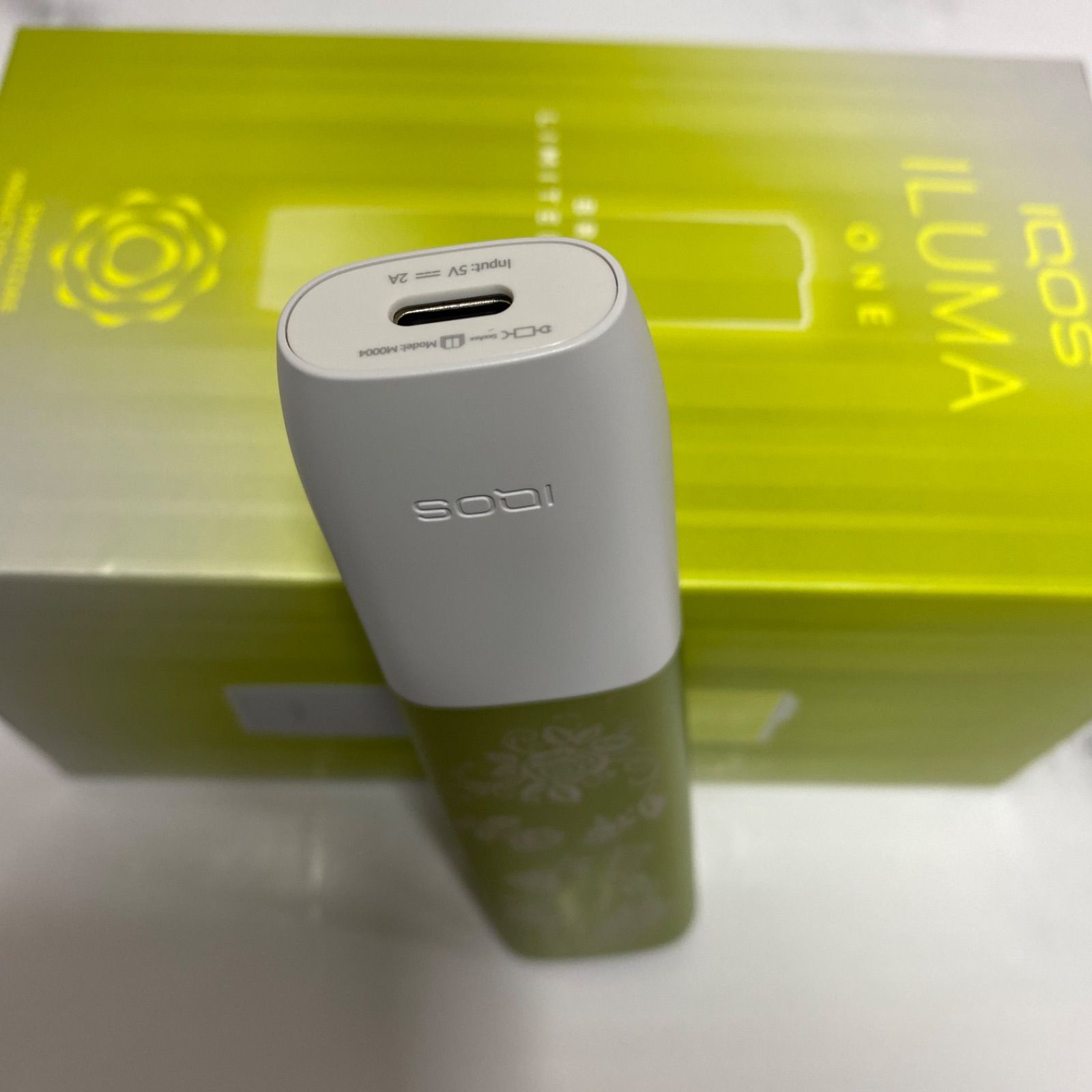 iQOS ILUMA ONE アイコス イルマ ワン バラ 加工 ブライト 新色 黄緑