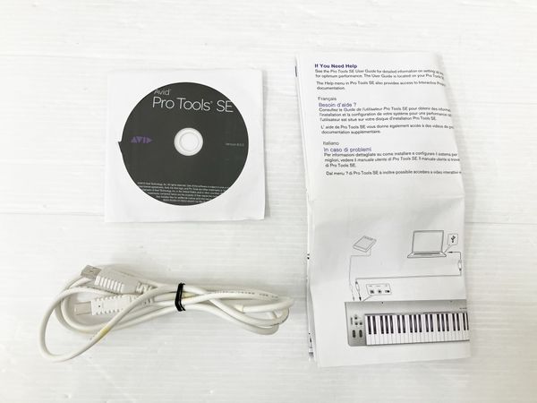 動作保証】M-audio AVID KEYSTUDIO オーディオインターフェース キーボード Pro Tools SE USB 49鍵 中古  O8745124 - メルカリ