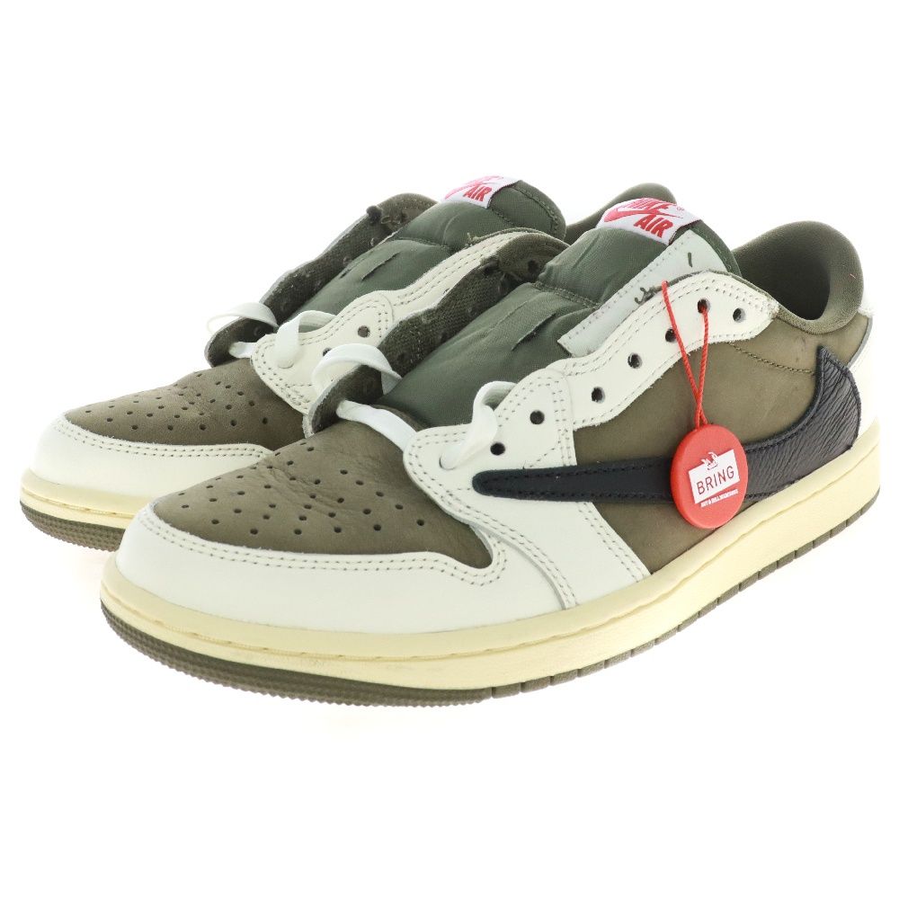 NIKE (ナイキ) ×TRAVIS SCOTT AIR JORDAN 1 LOW OG REVERSE OLIVE 