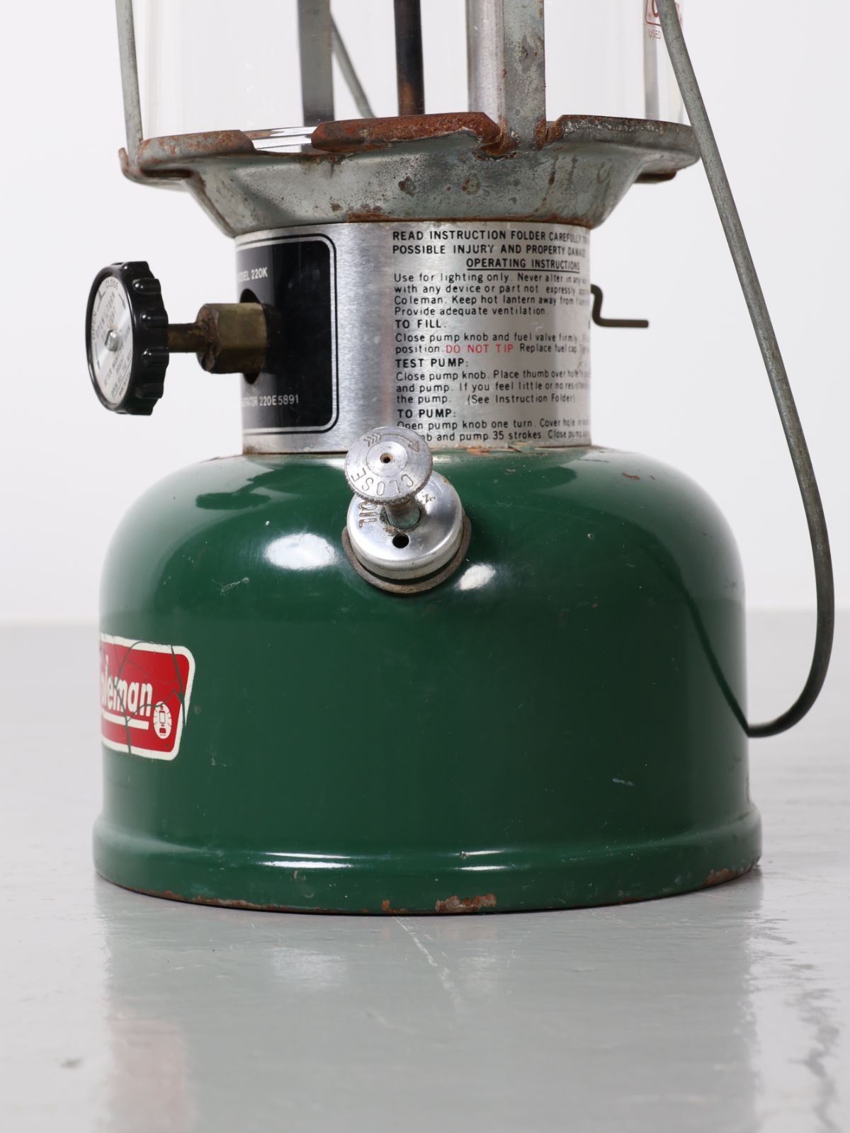 Coleman - 1980年4月製造　コールマン ランタン モデル 220Ｋ　未使用品 cfdfbc091a0c2f6c3d1516923e4c85