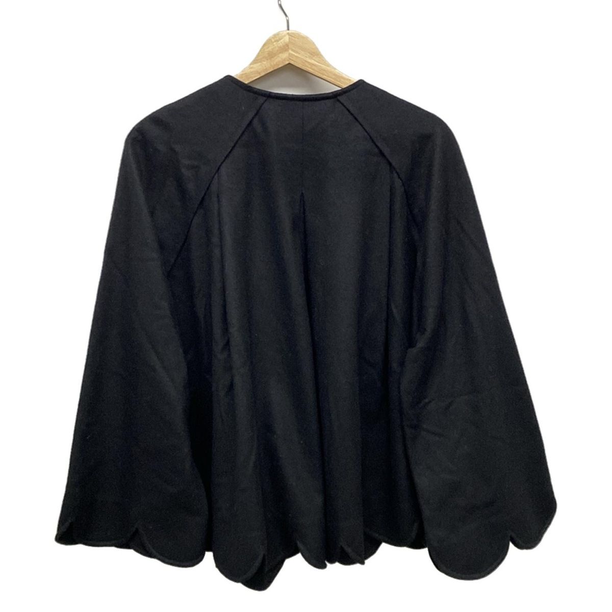 cygne シーニュ コート レディース - 黒 長袖 ポンチョ風 秋 冬