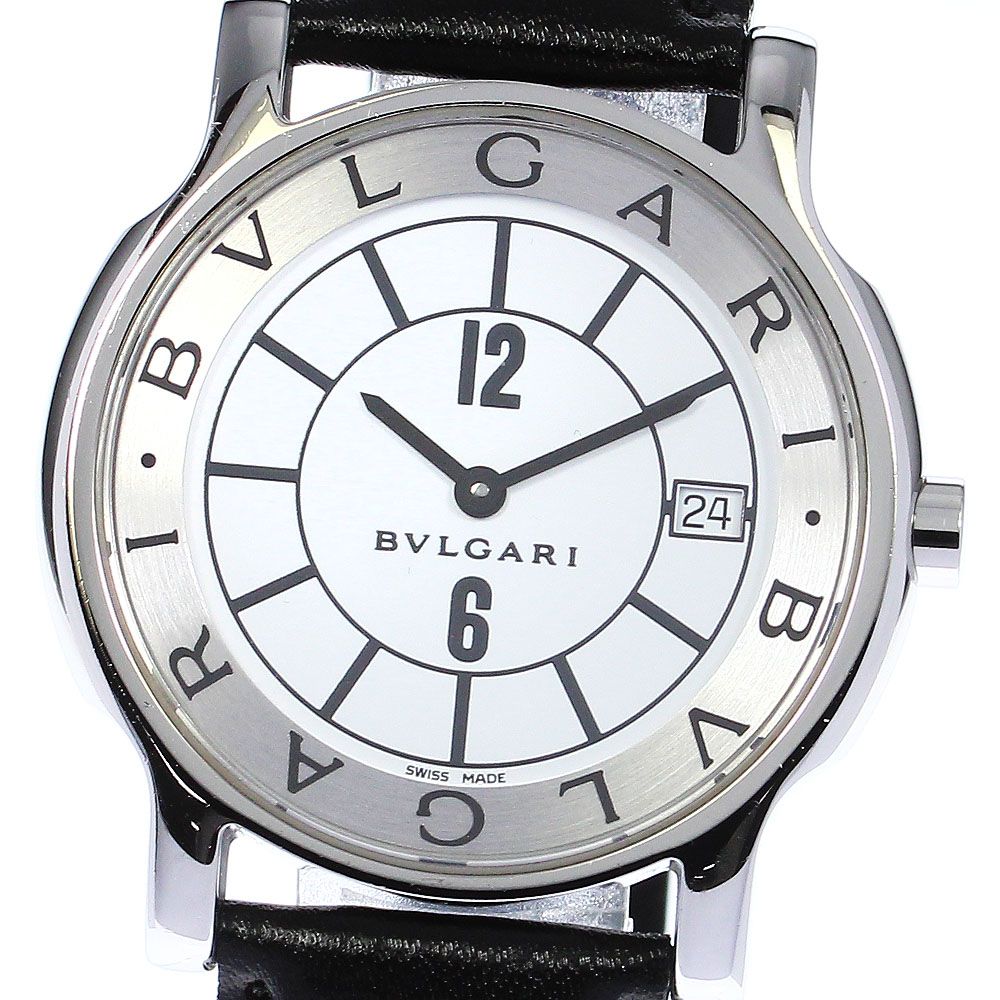 ブルガリ BVLGARI ST35S ソロテンポ デイト クォーツ メンズ_806418