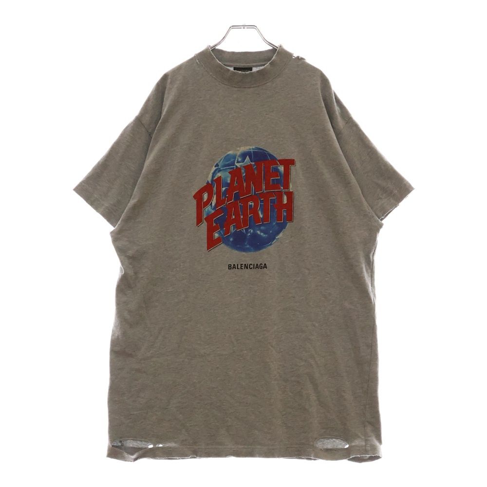 BALENCIAGA バレンシアガ Planet Heart ダメージTシャツ BALENCIAGA