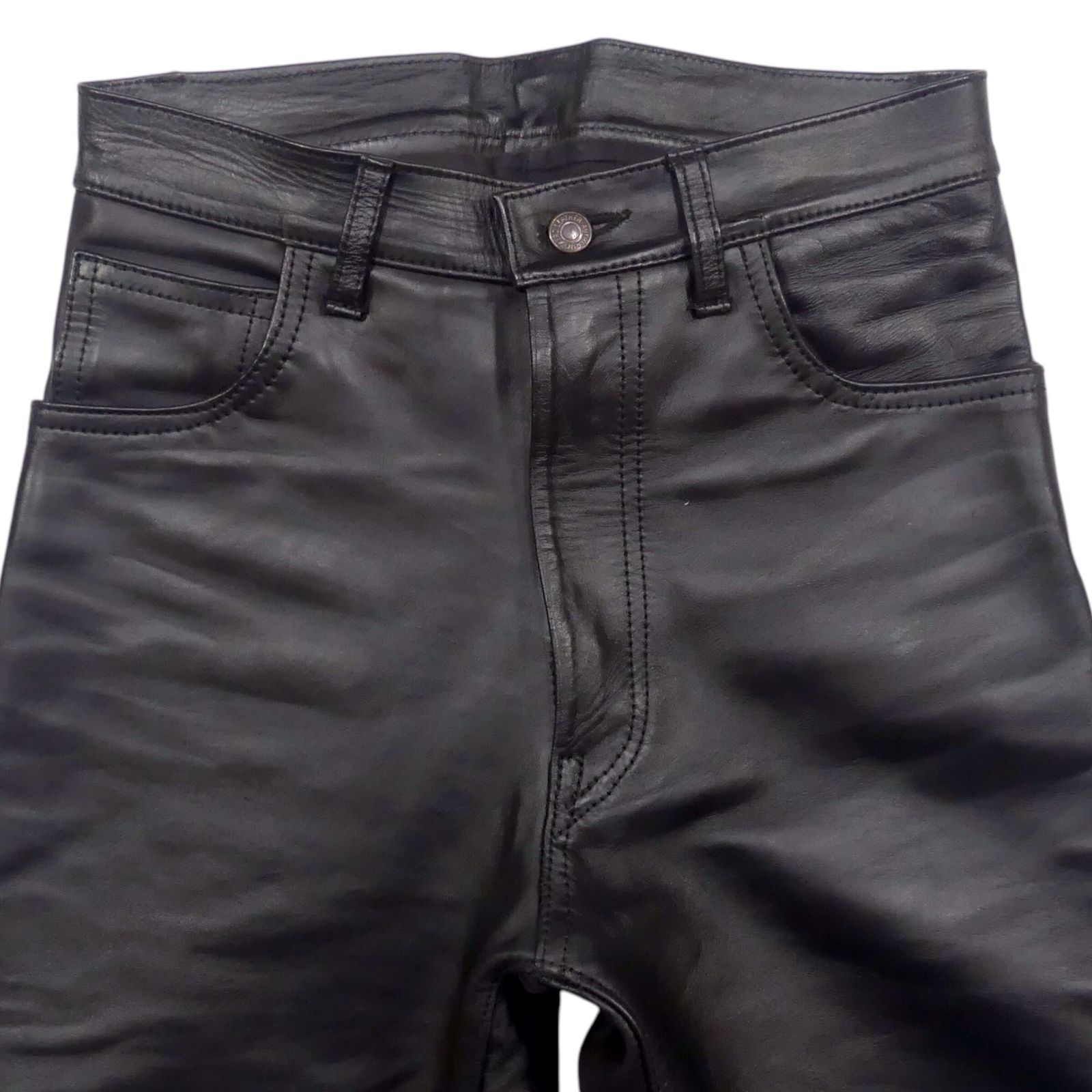 エアロレザー　ホースハイド　レザーパンツ AERO LEATHER エアロレザー レザーパンツ W31 馬革 メンズ 黒