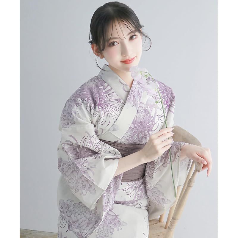 め*ろ様 KYOETSU 浴衣 セット レディース 可憐菊の夢咲き
