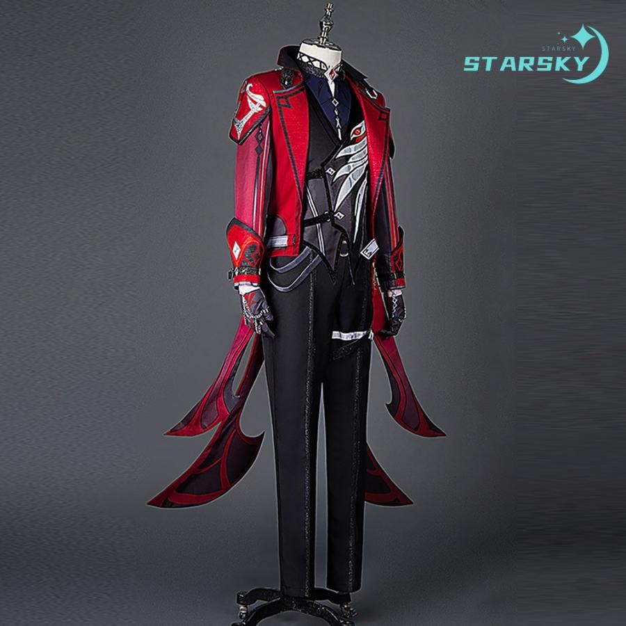 原神 Genshin ディルック ラグヴィンド-スキン コスプレ 衣装 演出服 変装 cosplay 仮装 二次会 イベント パーティー