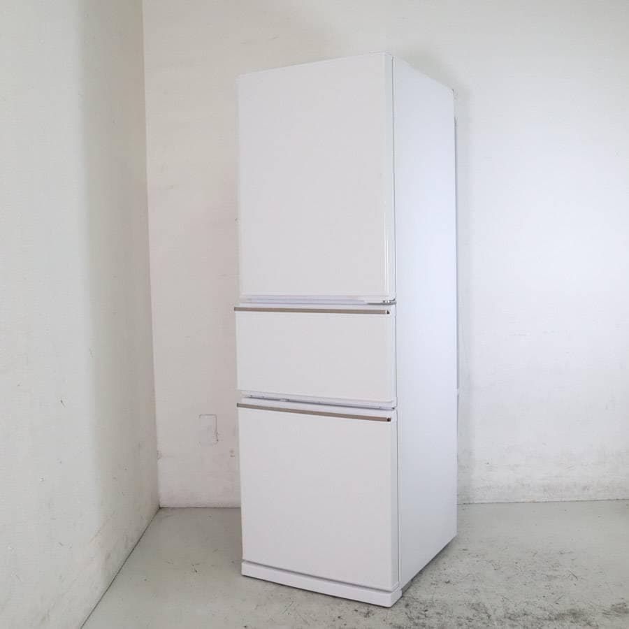 三菱 働く女性が使いやすい冷蔵庫 MR-CX27D-W 3ドア 272L 白 257h08 