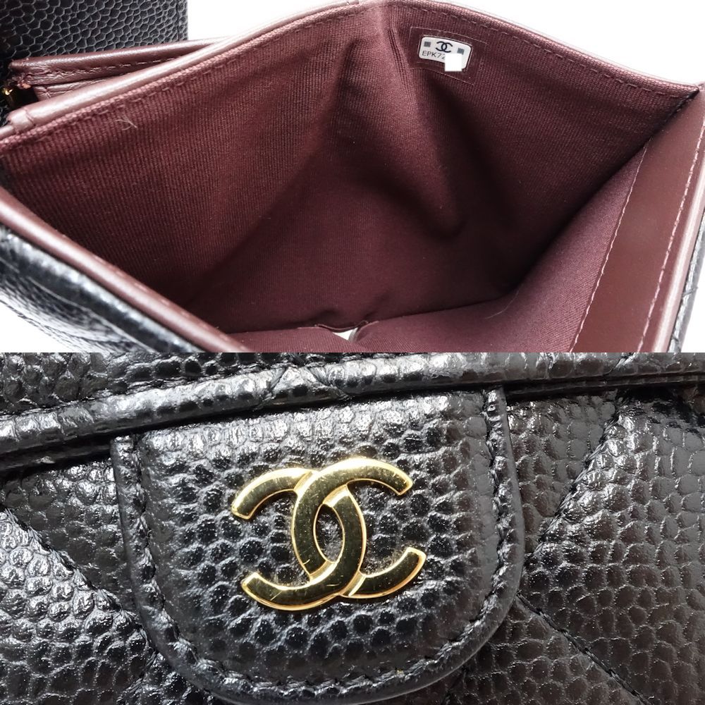 CHANEL シャネル 三つ折り財布 レディース ミディアムフラップ