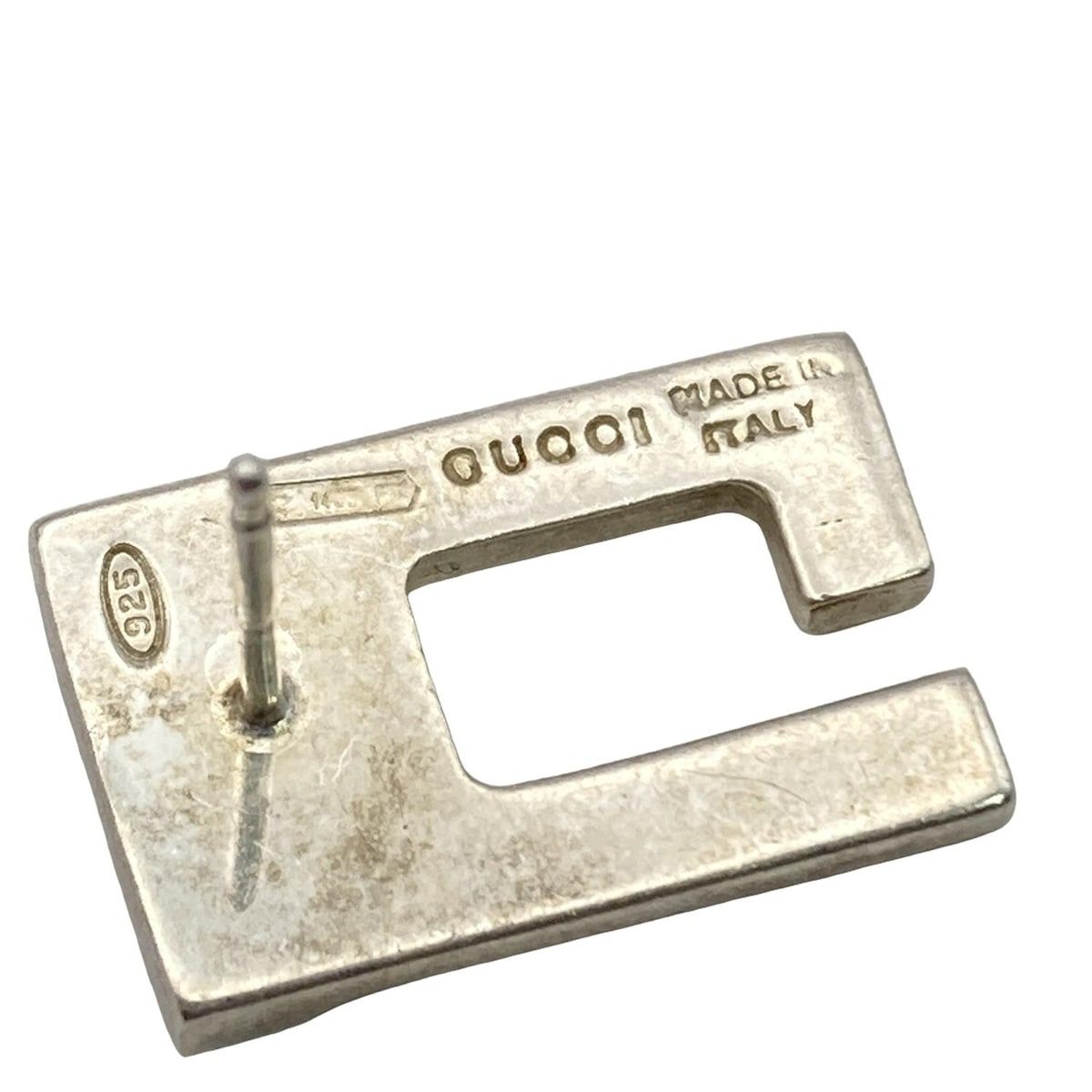 GUCCI(グッチ) ピアス美品 - シルバー - メルカリ