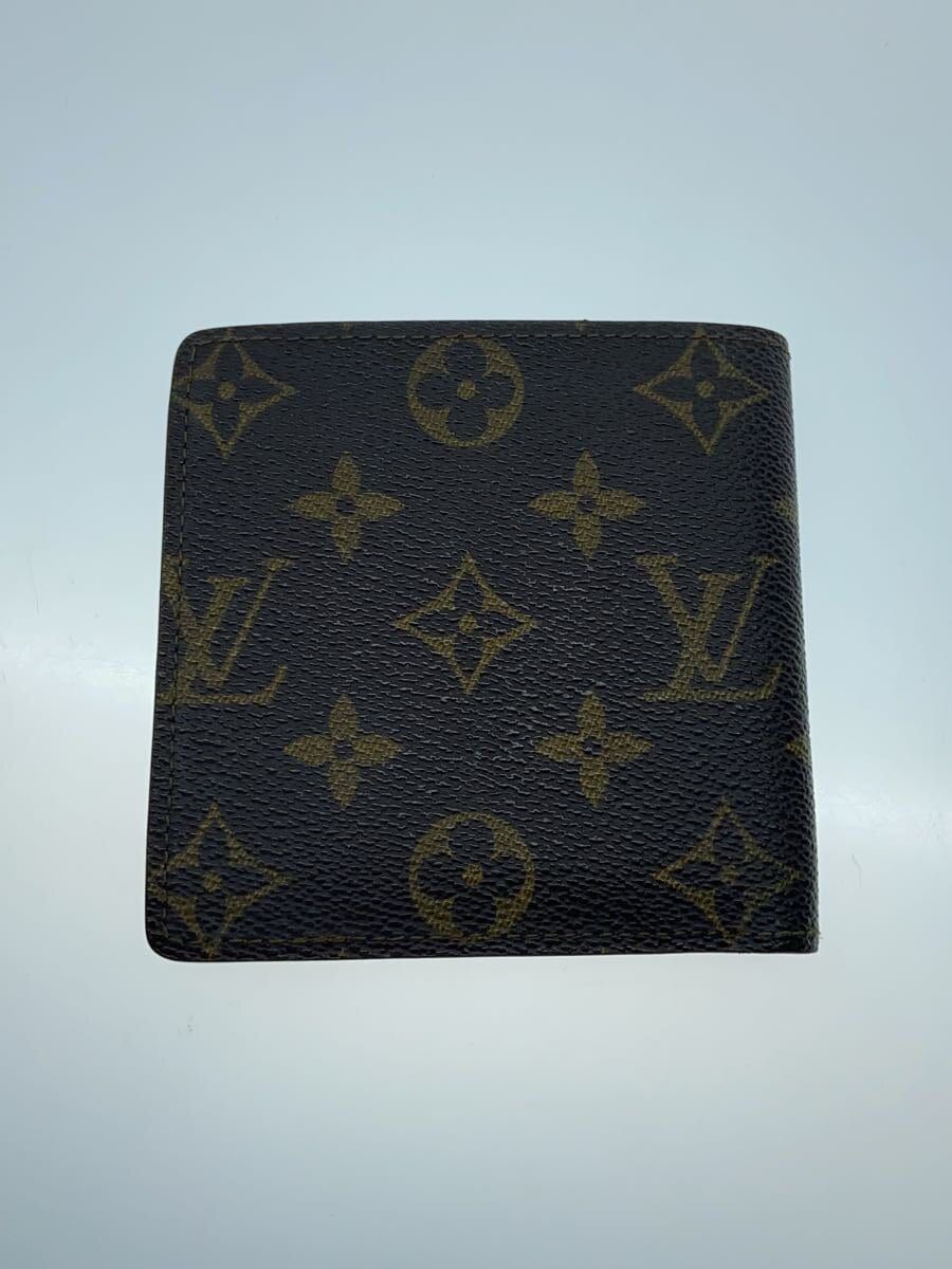 LOUIS VUITTON ポルト・ビエ・カルト・クレディ・モネ_モノグラム・キャンバス_BRW PVC ブラウン レディース - メルカリ