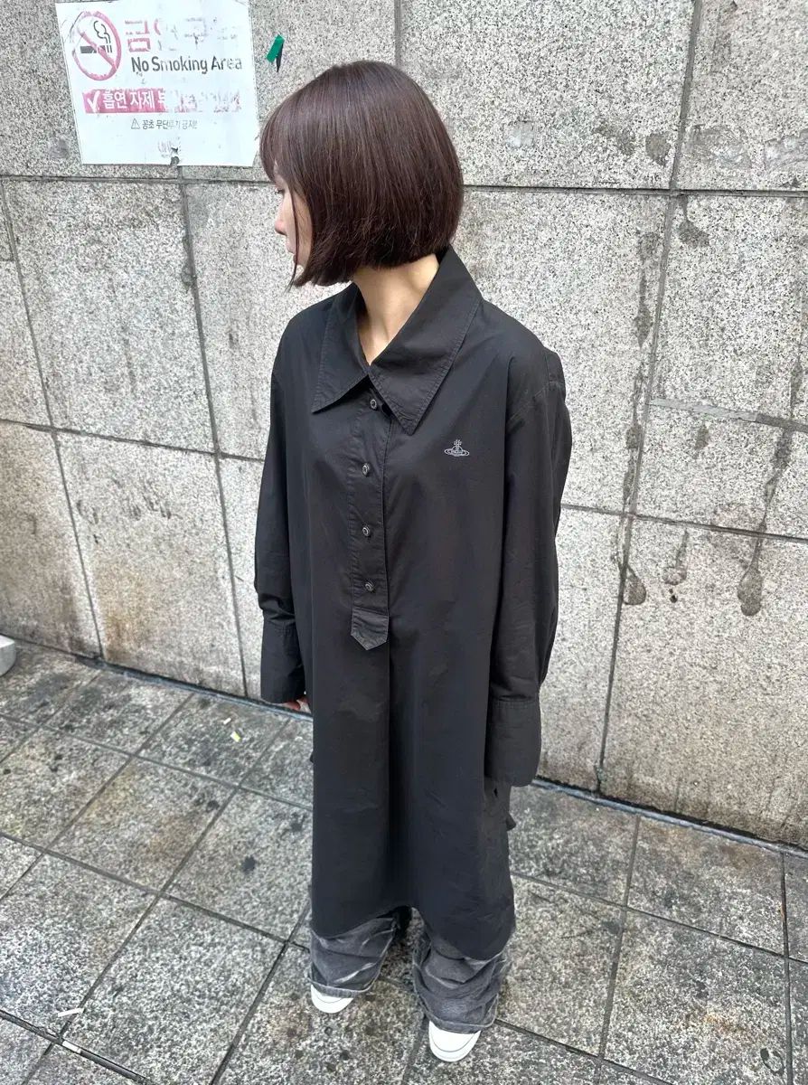 VIVIEN ウェストウッド ANGLOMANIA コットン シャツ ワンピース