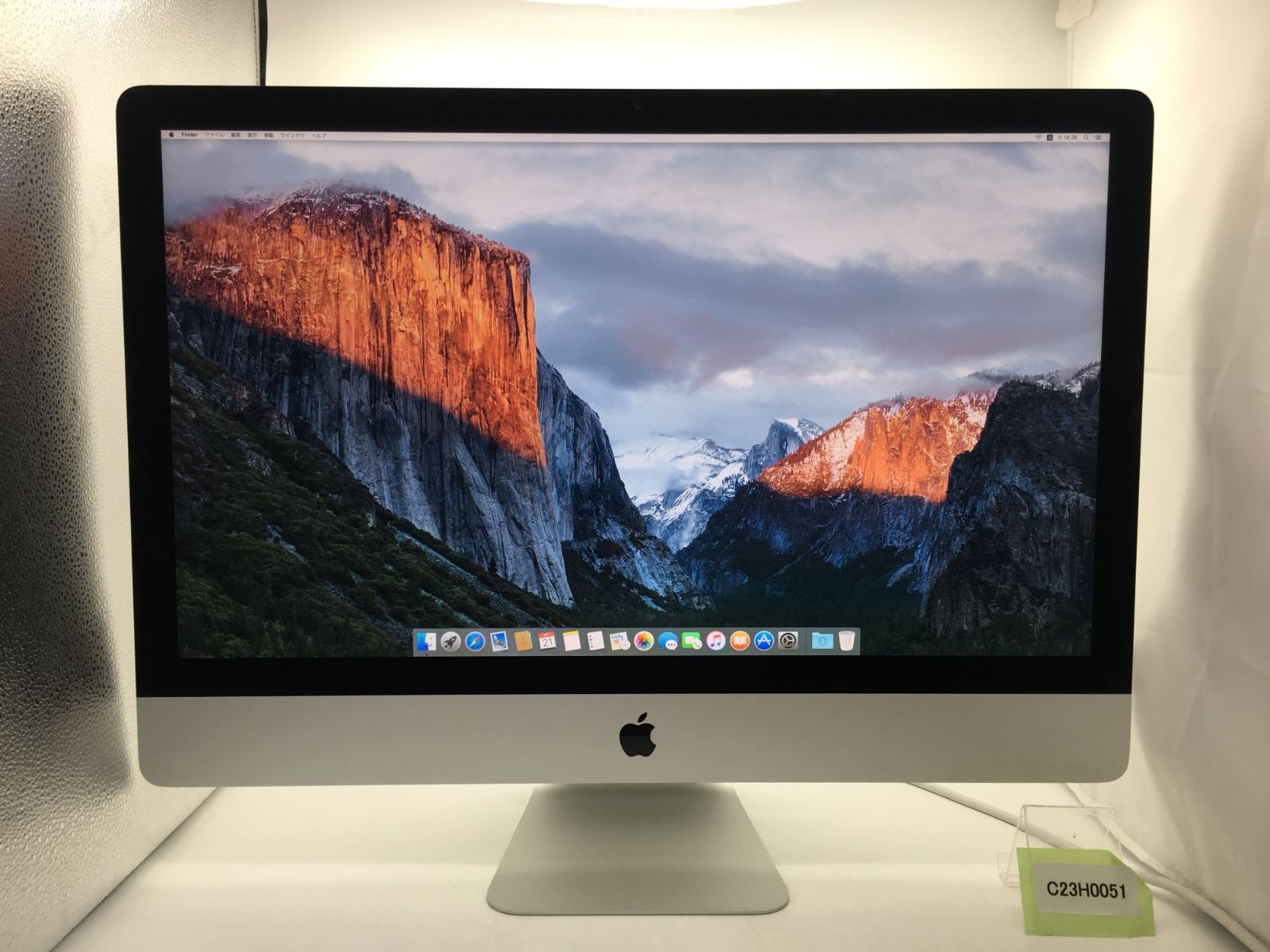 Apple iMac Late 2015 A1419 i5 第6世代 メモリ8GB Fusion Drive 2.12