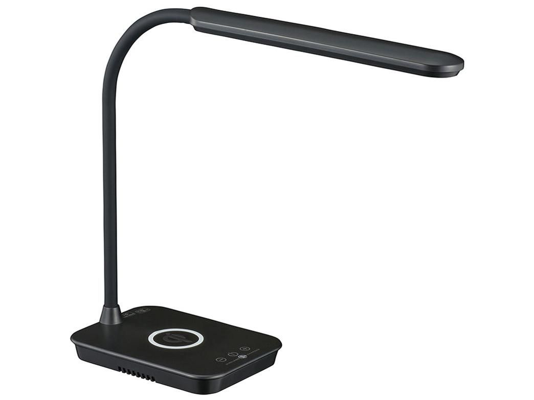 【新品・3営業日で発送】OHM オーム電機 【ワイヤレス充電機能付き】LEDデスクライト(680Lm／ブラック)