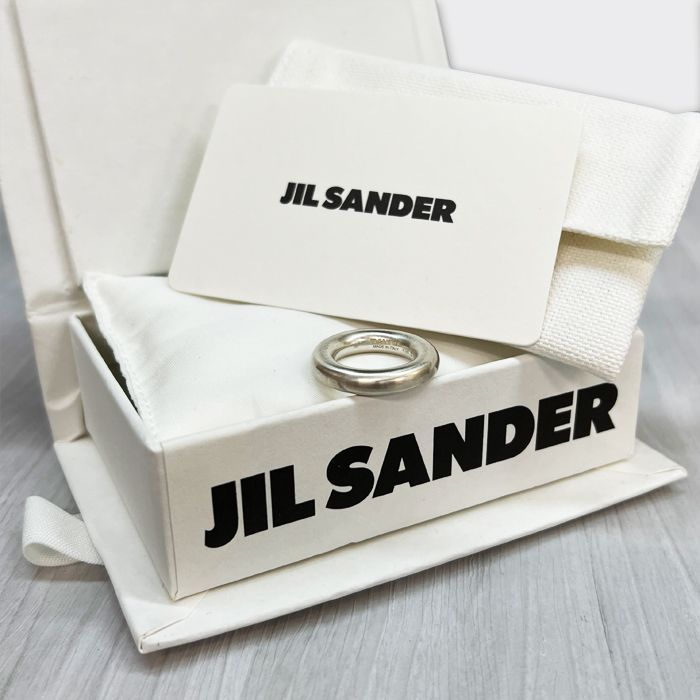 JIL SANDER ジルサンダー ハンドメイド シルバー リング クラッシック J11UQ0003 J12002 041 ブランド レディス  プレゼント誕生日 クリスマス ギフト