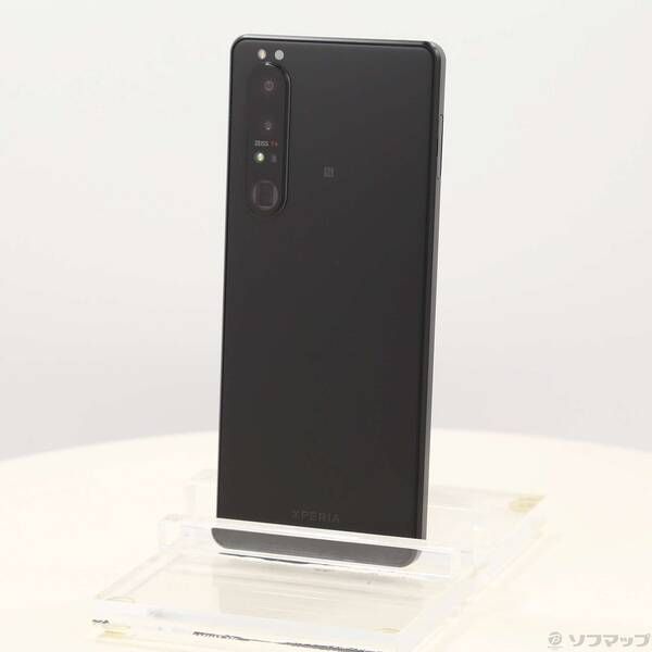 中古品〕 Xperia 1 III 256GB フロストブラック A101SO SoftBank【198