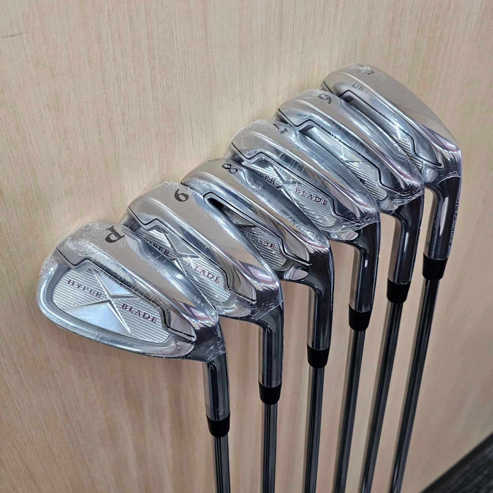 品 ワケあり ハイパーブレード アイアン 5 PW Cougar Ultra Lite Power Step T 4 APOLLOシャフト 6本セット
