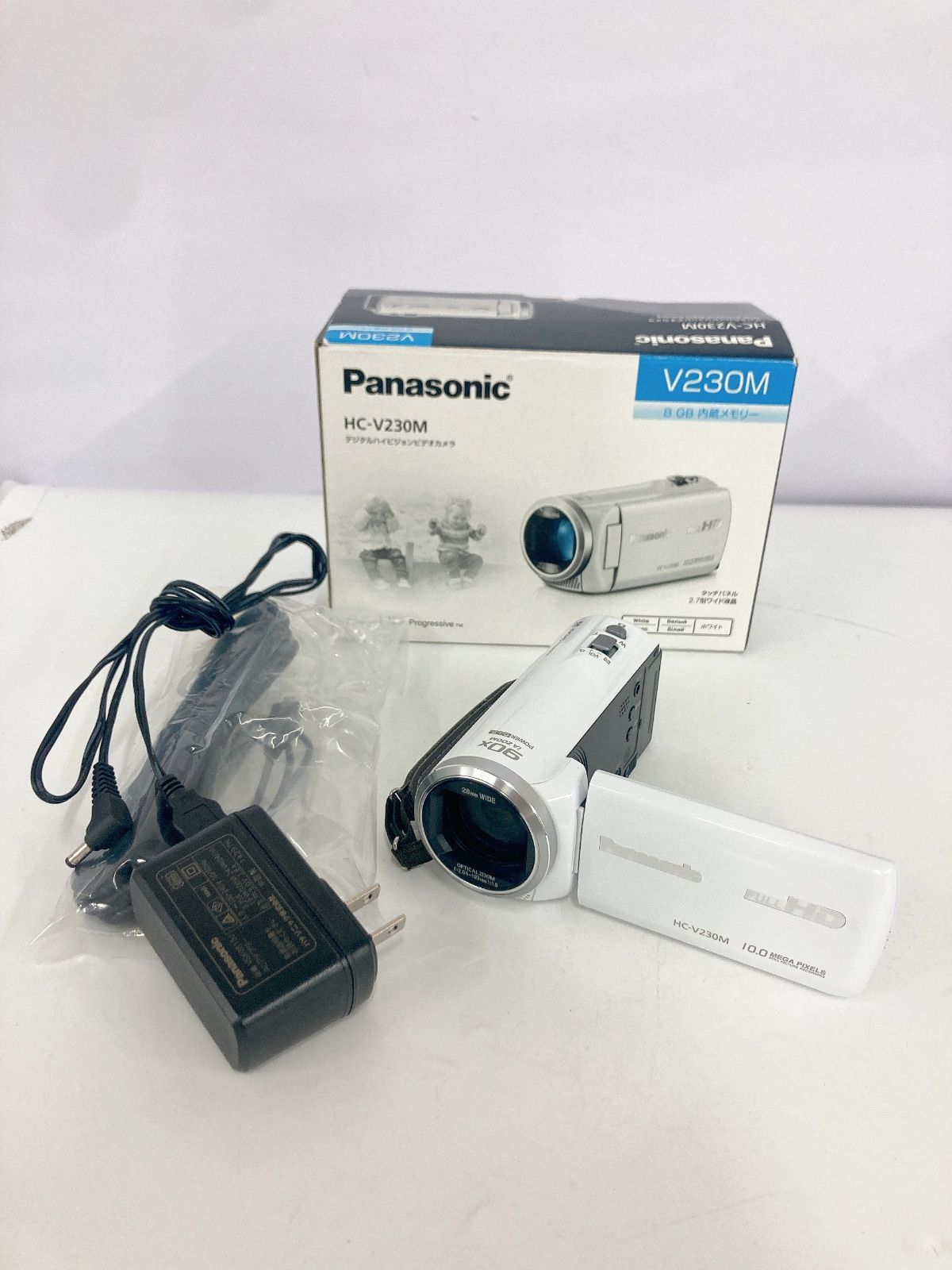 通電 済み Panasonic FULL HD ビデオカメラ HC-V230M カメラ 2