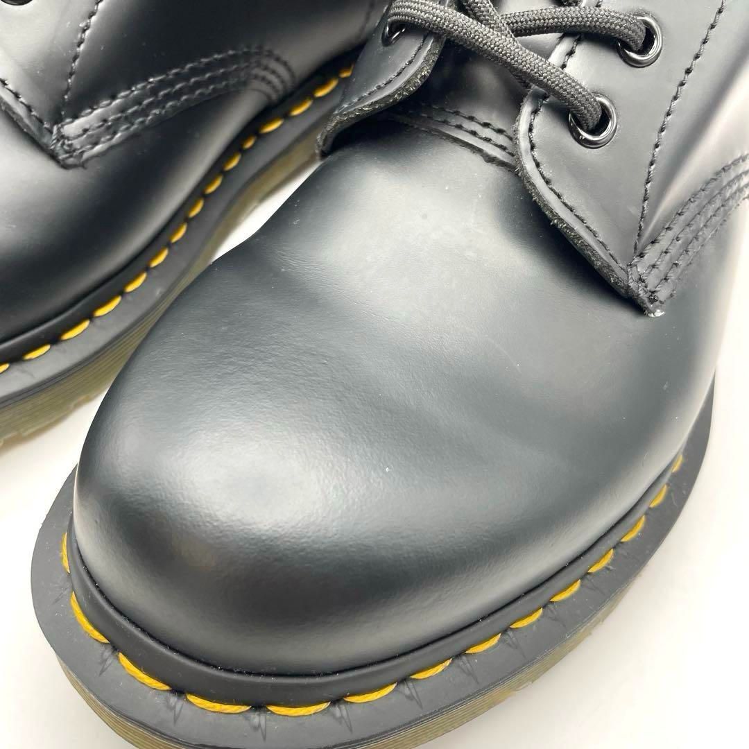  Dr Martens 1460 8ホールブーツ 28 cm UK 9 ブラック イエローステッチ ドクターマーチン ワークブーツ ブーツ 革靴