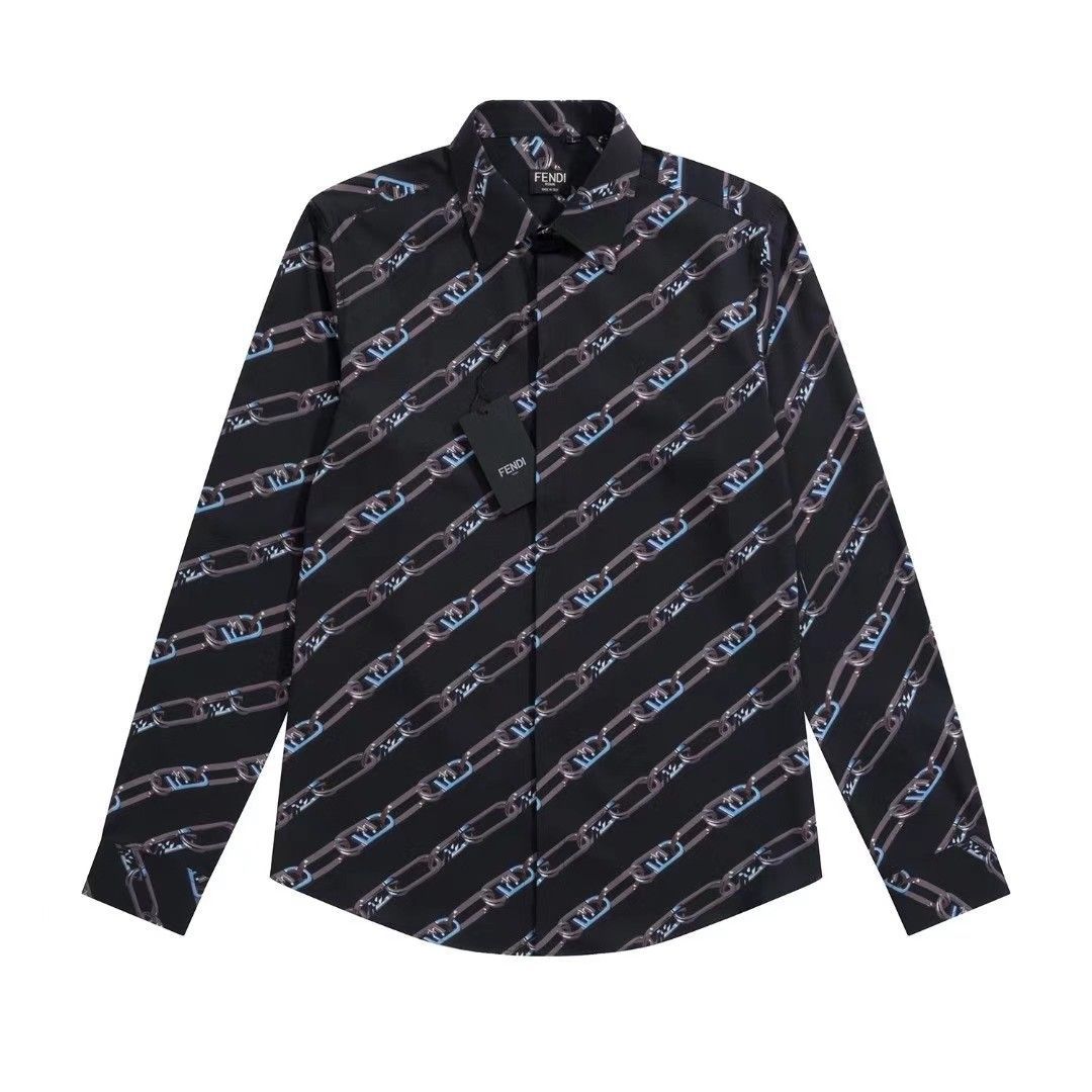 Fendi シャツシルクFF柄