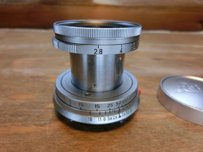 Leica Leitz Elmar 5cm 2.8 沈胴型Mマウント leica elmar 5cm f2.8 Lマウント 良品 7682 ライカ Leica Leitz Elmar