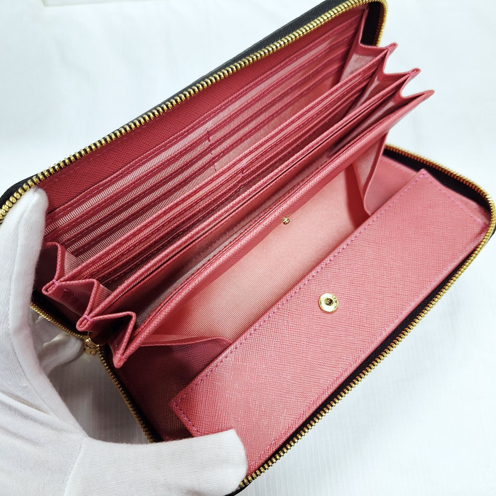 未使用☆箱あり LEATHER JEWELS Crystal Reptiles 長財布 クロコダイル 
