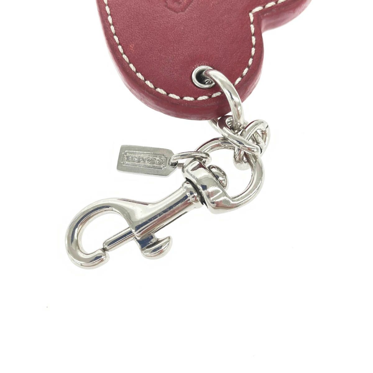 ⭐極美品激レア⭐オールドコーチ　ミニエルゴ　レザー キーホルダー レッド ⭐極美品激レア⭐オールドコーチ ミニエルゴ レザー