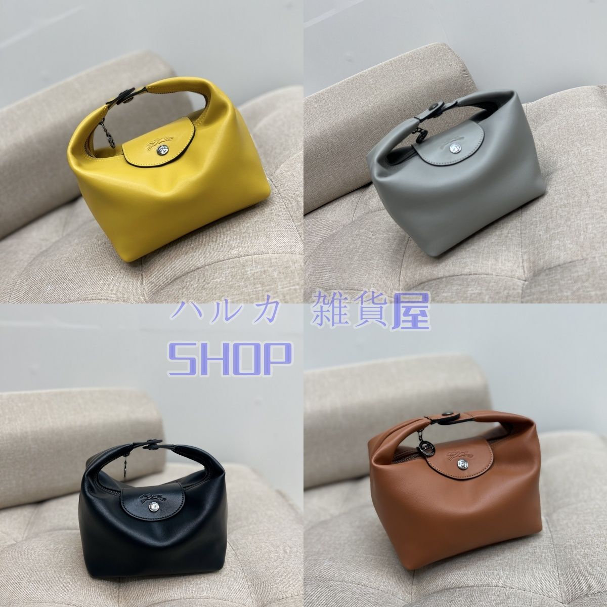 Longchamp ハンドバッグ 2WAYショルダーバッグ #カラメル 新品 Longchamp ミニ ハンドバッグ2WAY ショルダーバッグ
