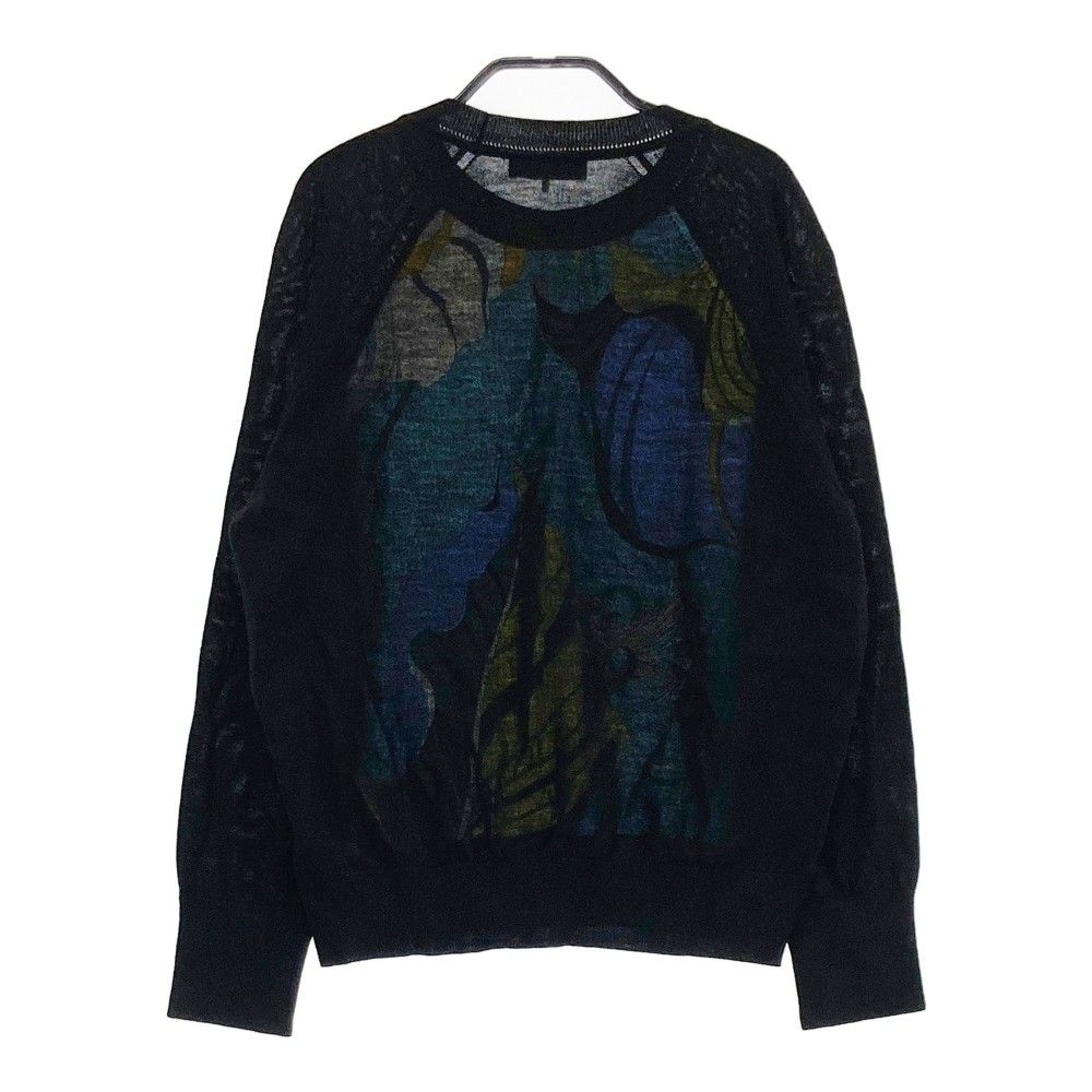 EMILIO PUCCI エミリオ プッチ ウール ニットセーター 切替 総柄 