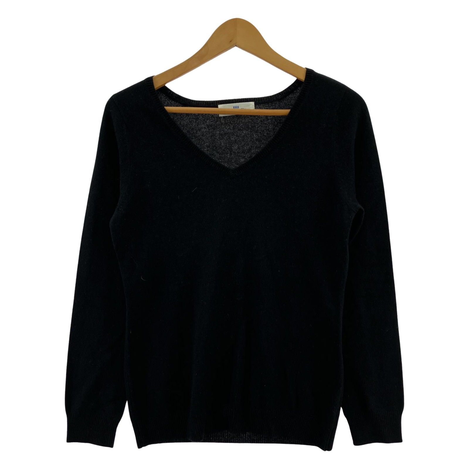 Viaggio Blu ビアッジョブルー Vネックニット size2/ブラック - メルカリ
