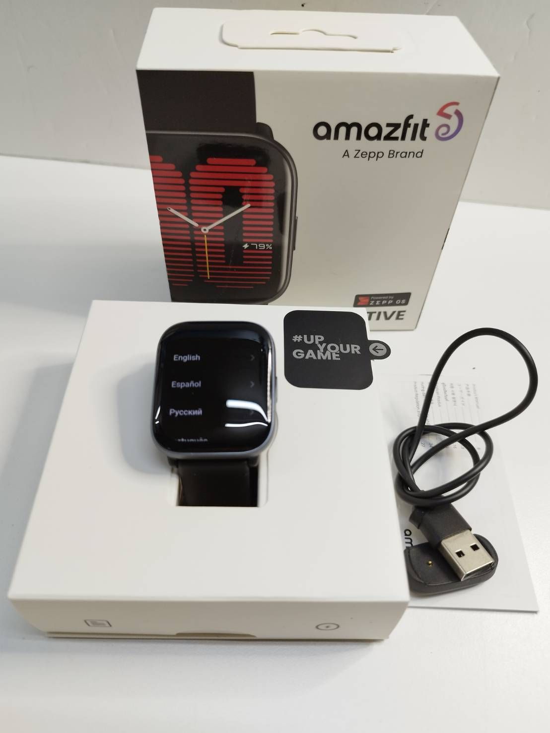 amazfit ACTIVE スマートウォッチ|Midnight Black
