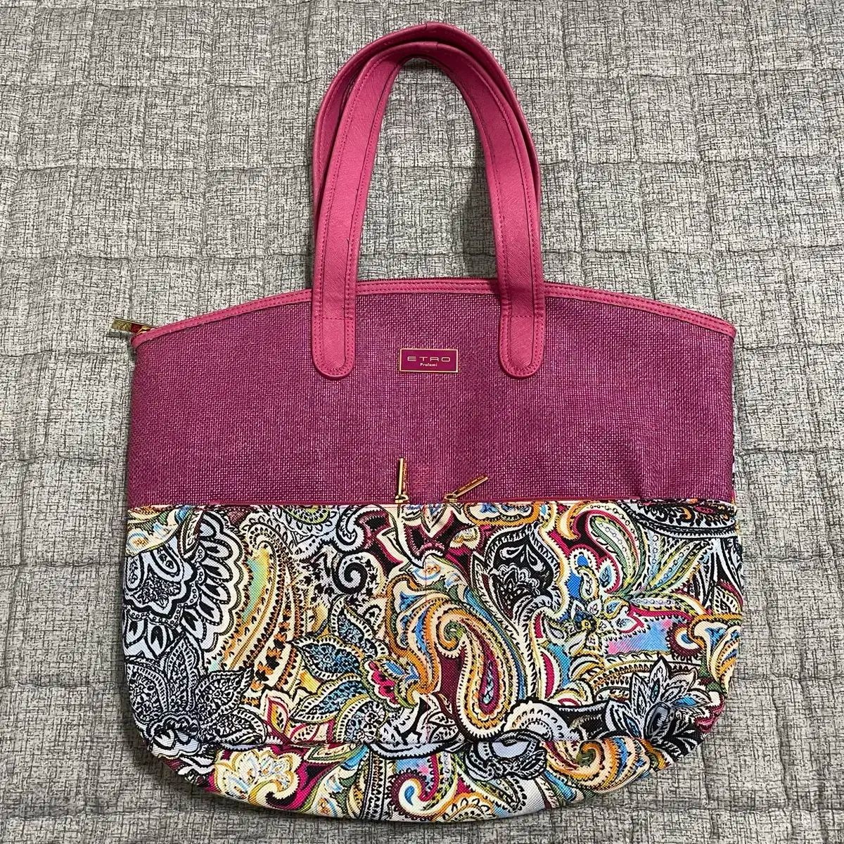 美品 ETRO ETRO エトロ カラーブロックトートバッグ ETRO(エトロ) ETRO トートバッグ バッグ - メルカリ
