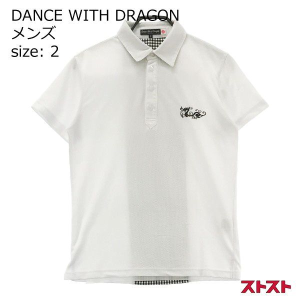 DANCE WITH DRAGON ダンスウィズドラゴン メッシュ 半袖ポロシャツ