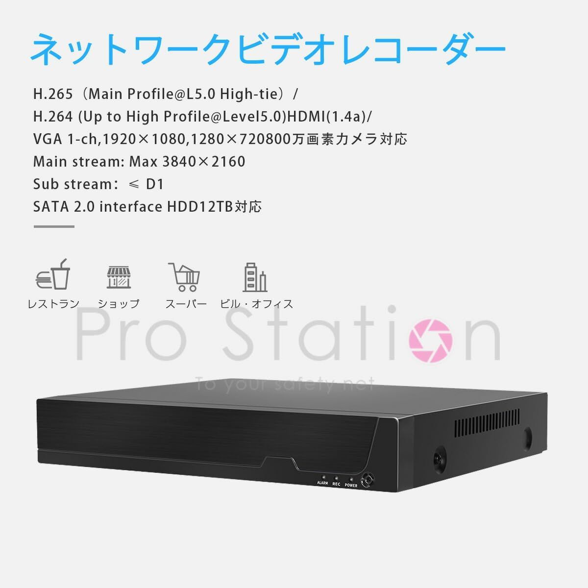 動体検知 H.265
