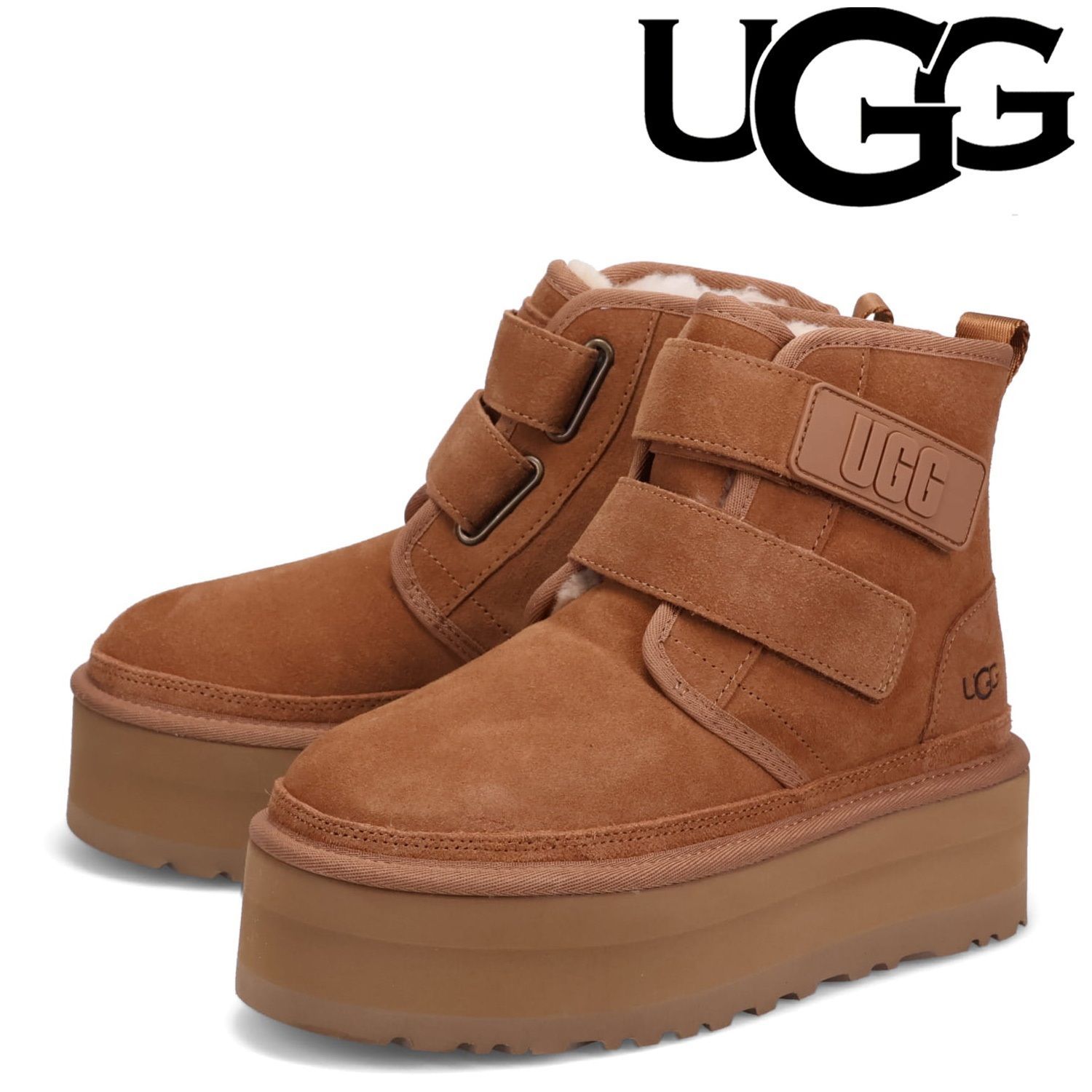 UGG ムートン厚底ブーツ