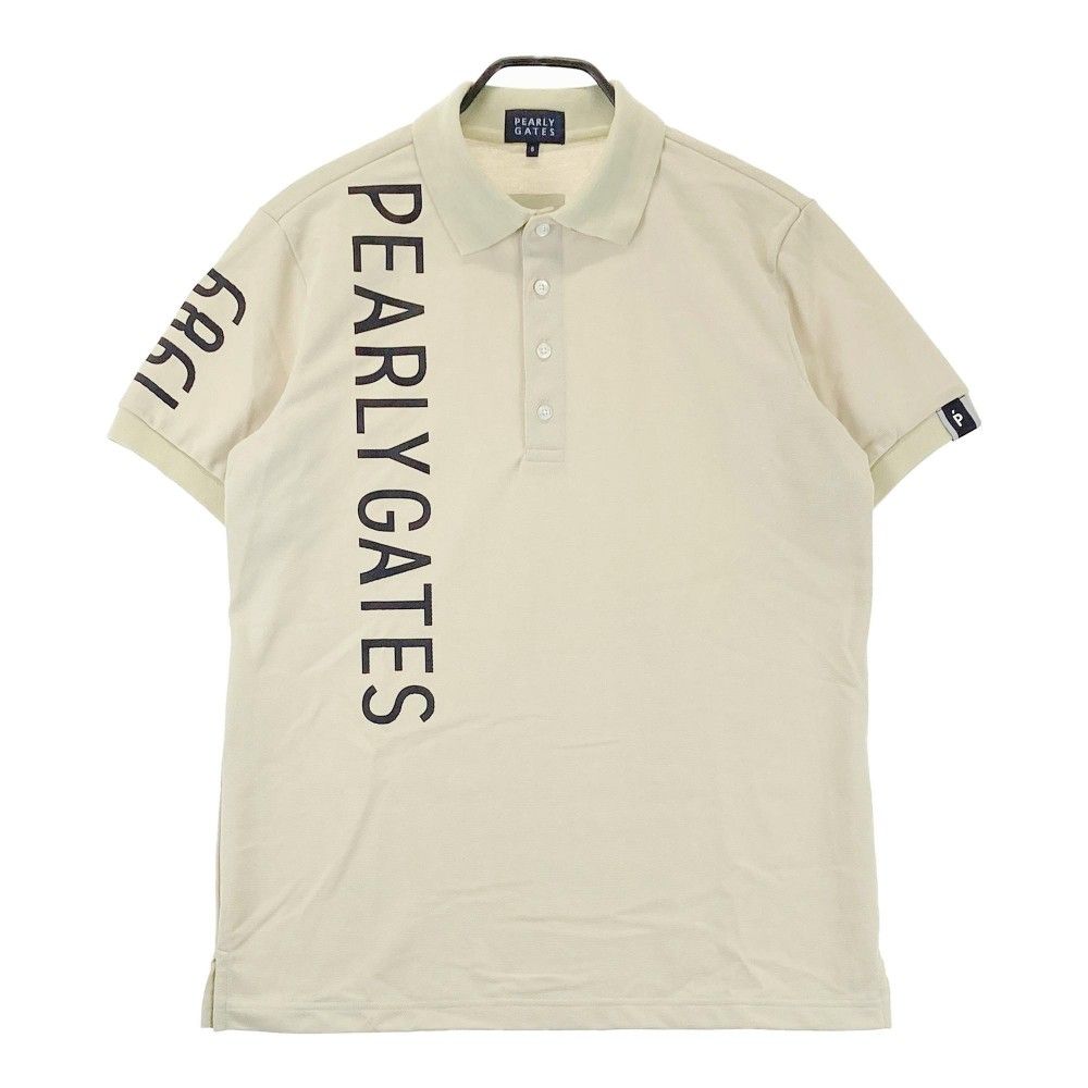美品！PEARLY GATES ポロシャツ サイズ5 ベージュ サイズ：5 PEARLY GATES パーリーゲイツ 半袖ポロシャツ ベージュ系
