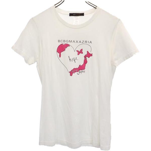 ビーシービージーマックスアズリア ロゴプリント 半袖 Tシャツ S
