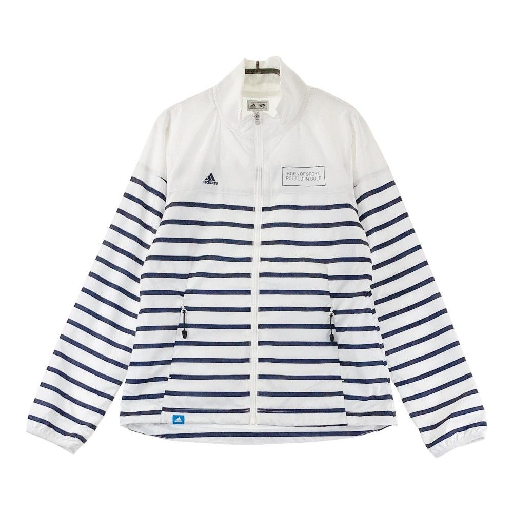 サイズ：S ADIDAS GOLF アディダスゴルフ 裏メッシュ 長袖ジップ