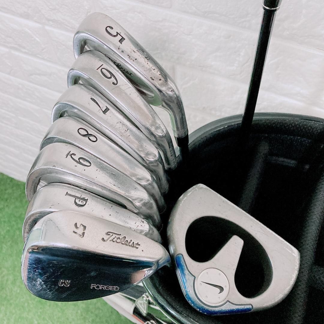 クラブのみ ゴルフクラブ メンズ セット タイトリストVG3 11本 初心者