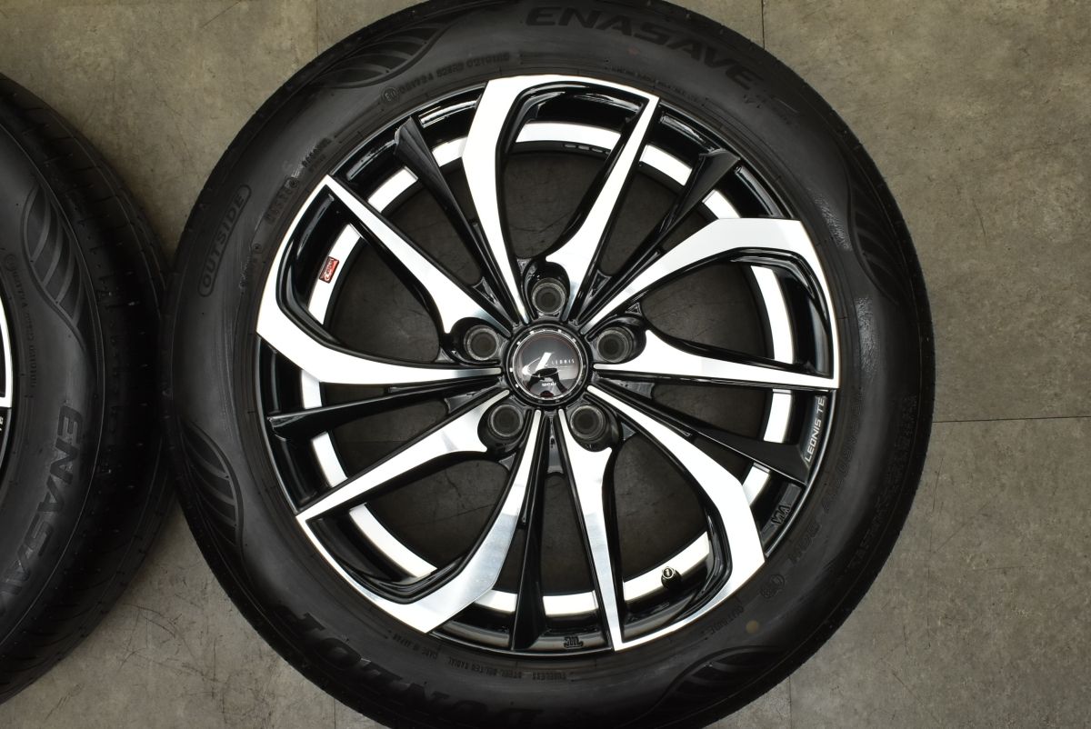 カスタム用に レオニス TE 17in 7J 42 PCD114.3 ダンロップ エナセーブ RC350 195 60R17 60 プリウス 交換用 LEONIS TRITUETUBI_COM