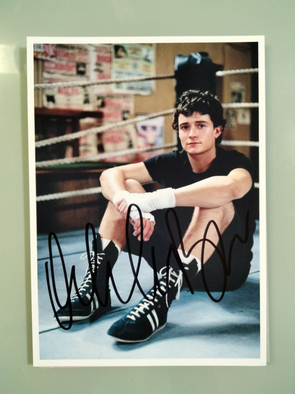 オーランド・ブルーム直筆サイン入り2Lサイズ写真…Orlando Bloom