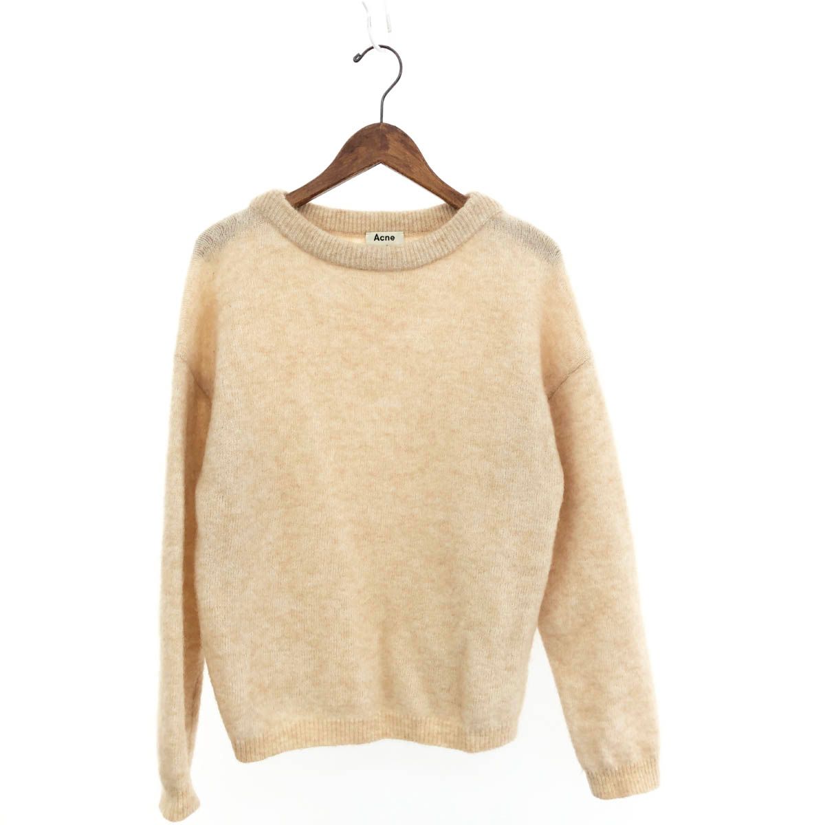 良好 acne studios アクネストゥディオズ 長袖ニット 19OC53 ベージュ 