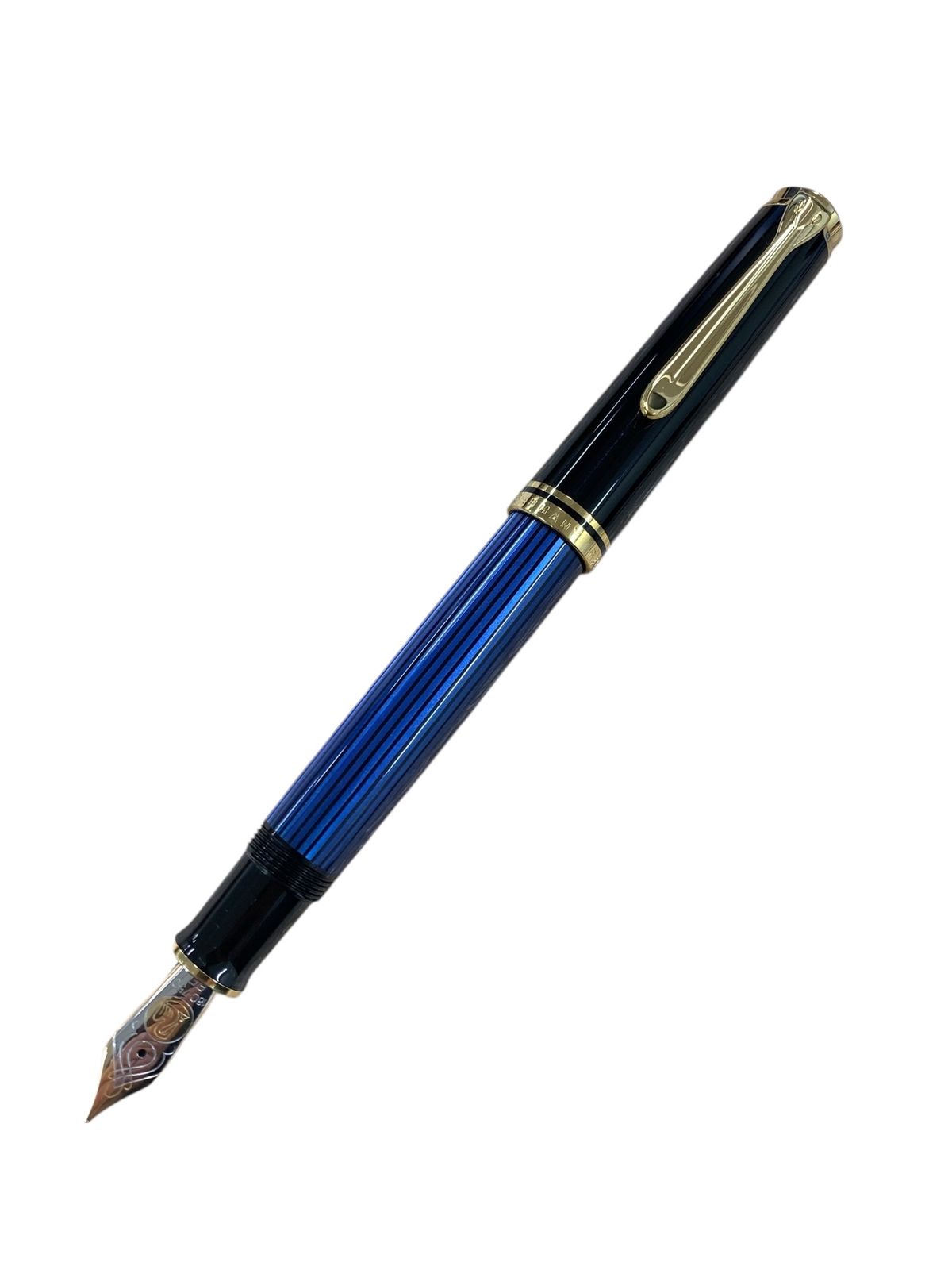 ペリカン スーベレーン M800 万年筆 ブルー ブルーストライプ ITWF3UENZ71N