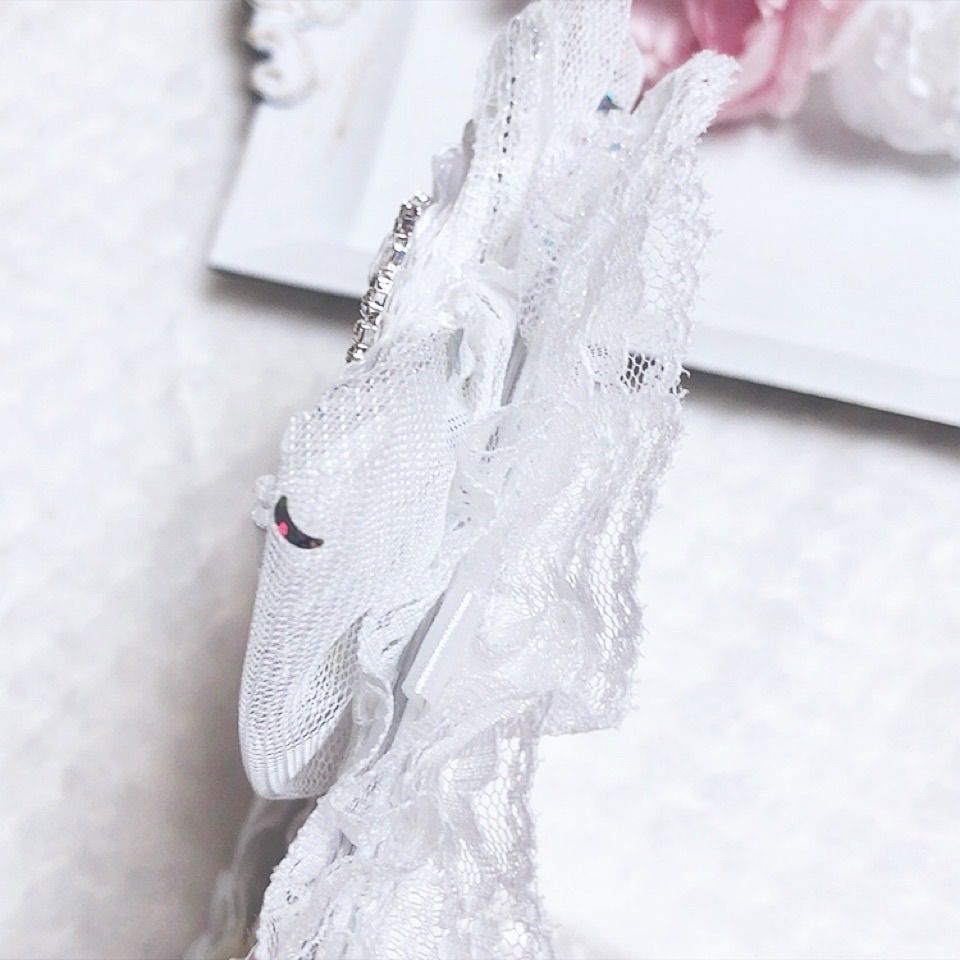 B7 硬質ケース 硬質カード 硬質カードケースデコ デコ 白 王冠