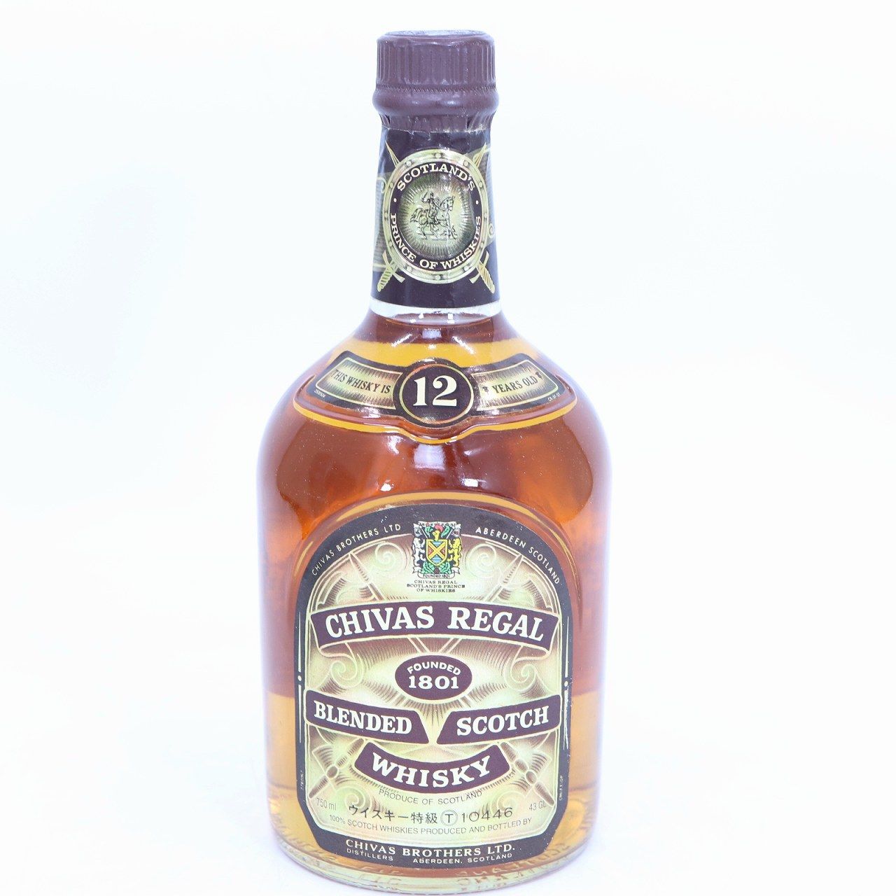 シーバスリーガル - シーバスリーガル　未使用品 未開栓 シーバスリーガル 12年 特級表示 750ml 43% 箱付き