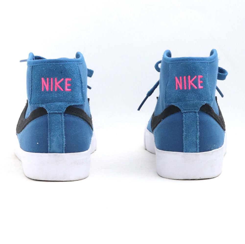 27.5cm NIKE BLAZER COURT MID PRM ダークマリーナブルー スニーカー