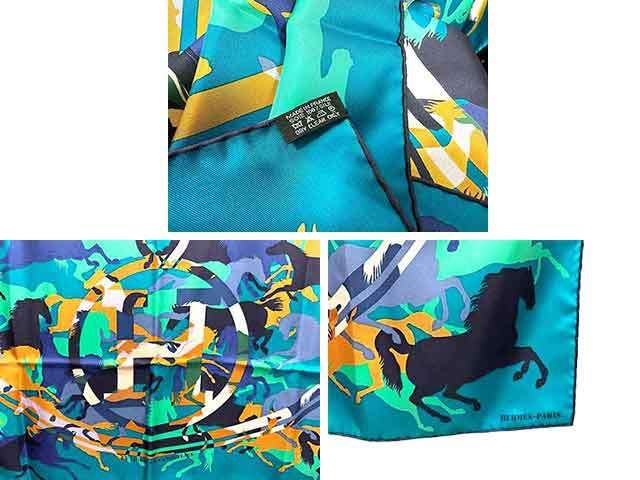 【美品】HERMES スカーフ カレ90 エクスリブリス カモフラージュ HERMES エルメス カレ90 EX LIBRIS EN CAMOUFLAGE エクス