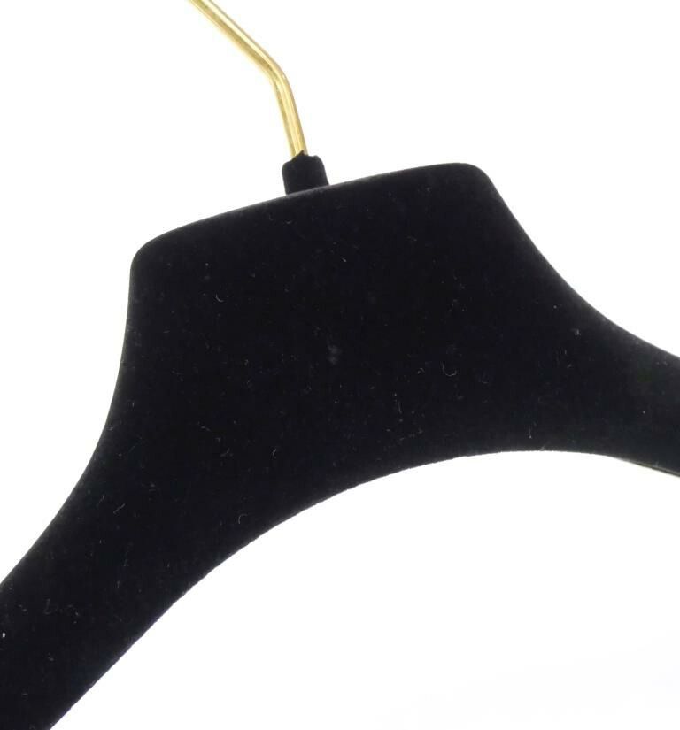 シャネル 販売 CHANEL ハンガー 2本セット ココマーク 黒 シャネル