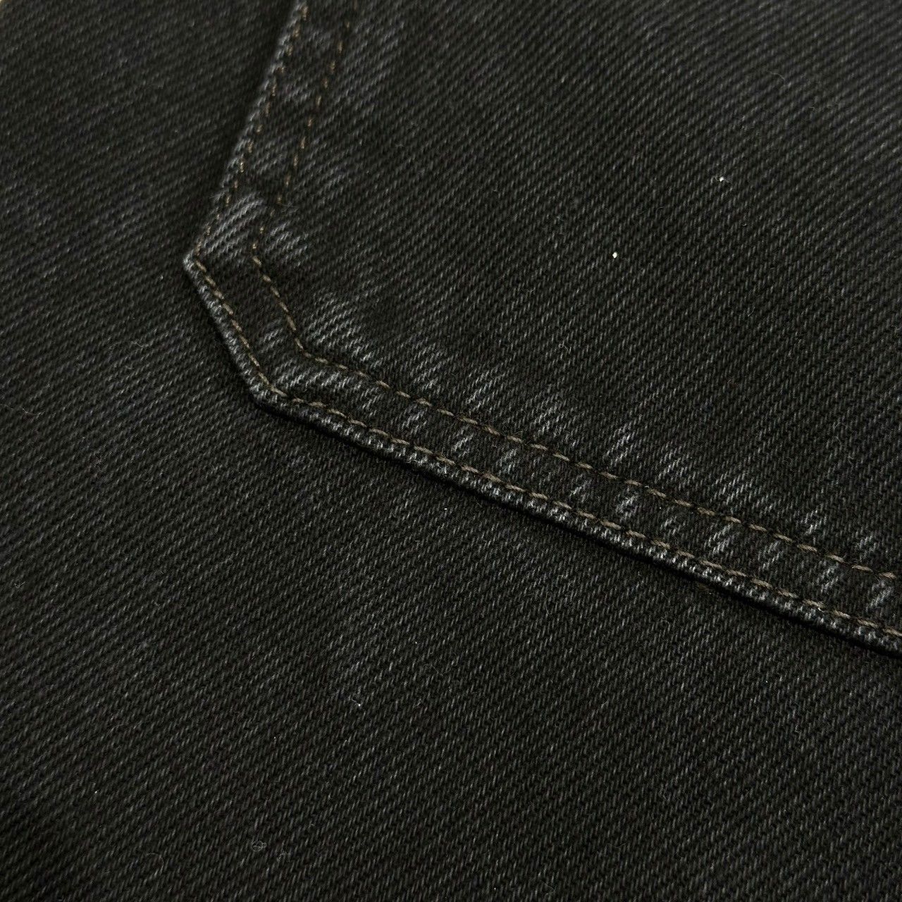 ♪ LEMAIRE ルメール デニム パンツ ワイドレッグ サイズ46 ブラック