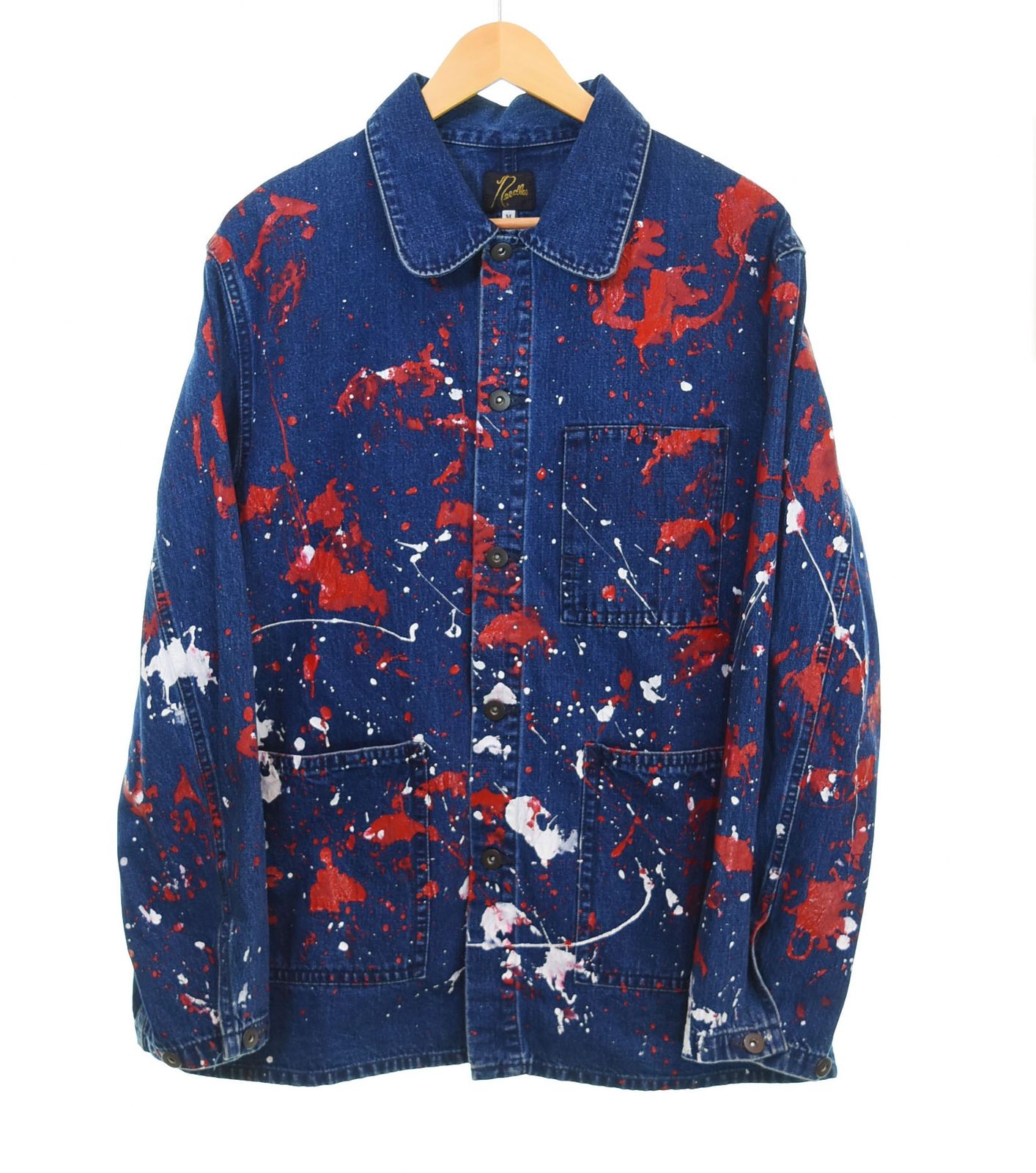 ニードルス Needles D.N.COVERALL 10oz Denim Paint ペイント